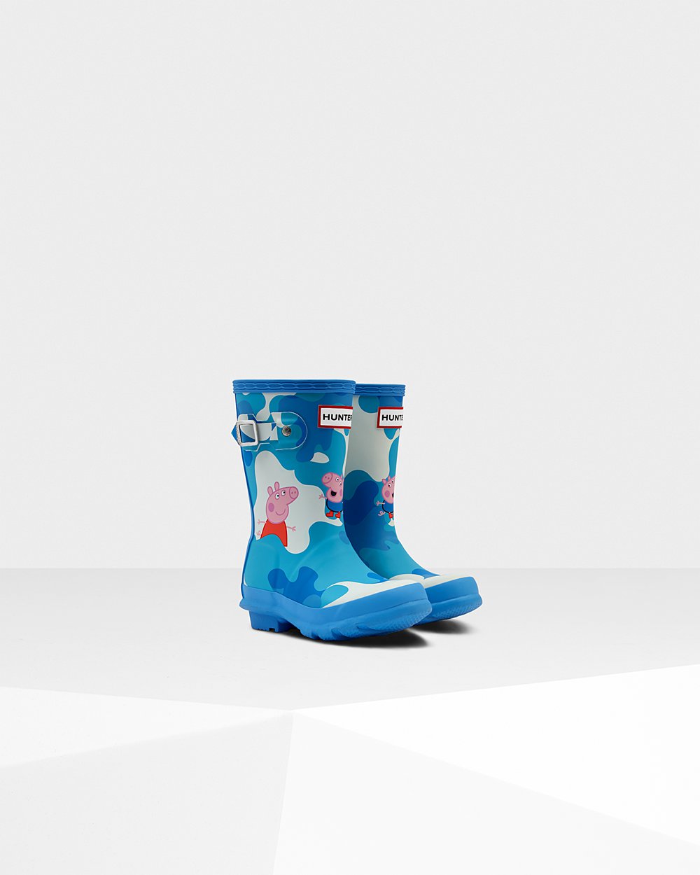 Kids Hunter Rain Boots Blue - Original Little Peppa Pig - 7162385-KF